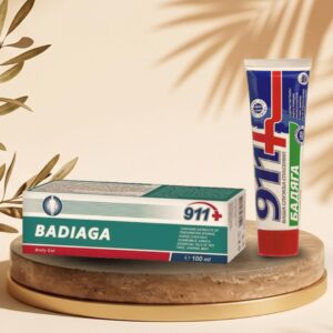 🌿 BADIAGA (Bodyaga) Testápoló Gél – 911 FARMAKOM <span style="color: red">100 ml</span>
