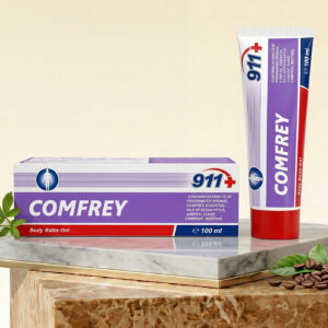 Fekete Nadálytő (Comfrey) Gél-balzsam testre – 911 FARMAKOM <span style="color: red">100 ml</span>